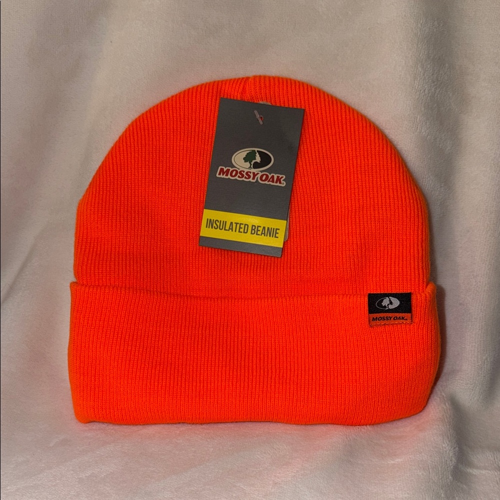 Mossy Oak Orange Insulated Beanie NWT